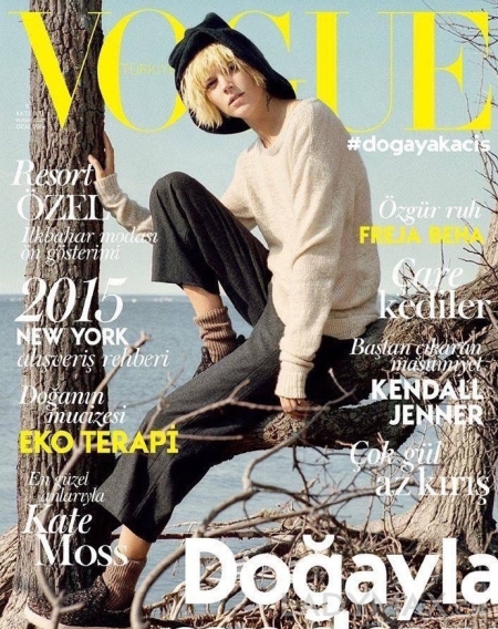 Freja Beha Erichsen登VOGUE土耳其版開(kāi)年封面